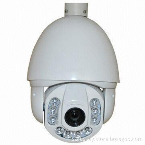 9" IR High Speed, 1/3" Sony CCD Speed Dome Camera with IR 100 Distance, 2,400bps/4,800bps/19,200bps